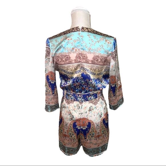 Kas New York Silken Boho Romper - Picture 3 of 16